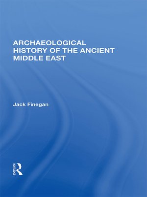 cover image of Archaeological History of the Ancient Middle East